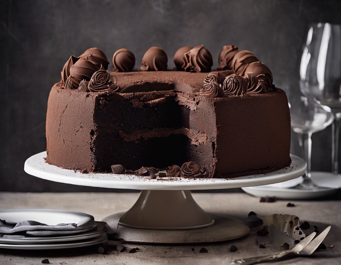 Decadent Chocolate Truffle Cake Recipe